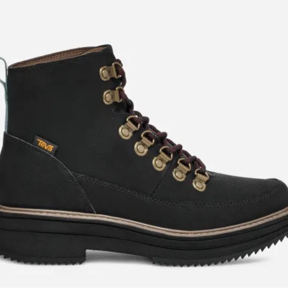 Women’s Teva Black lace up boots, size 9.5 - Picture 9 of 14